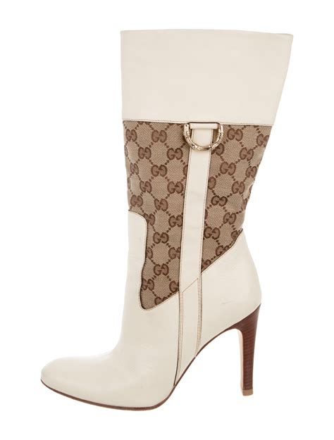 gucci chunky heel shoes|Gucci high heels boots.